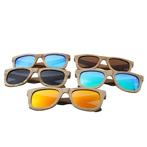 High Quality Wholesale China Wood Frames Sun Glasses Custom Logo Polarized 2020 Wooden Sunglasses