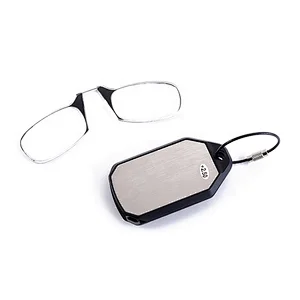 Wholesale factory supply portable clip-nose personalized TR90 reading glasses