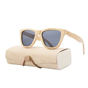 Promotion Fashion Wooden Men Polarized Sunglasses Custom Logo