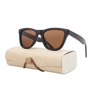 Wholesale Men Environmental Friendly Fashion Wooden Sunglasses Polarized