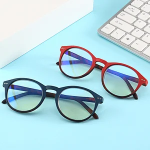 Hot sale PC frame reading eyewear anti radiation protection 100-400 degree reading glasses