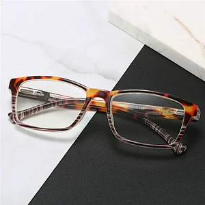 High end fashion PC frame blue light blocking unisex reading glasses with strong hinge