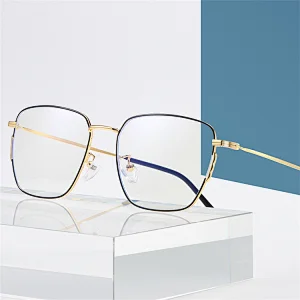 2020 new design anti blue ray eyeglass blue light blocking metal optical glasses frame
