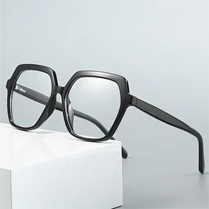 High quality new model spectacle TR+CP thick frame custom eyeglasses optical