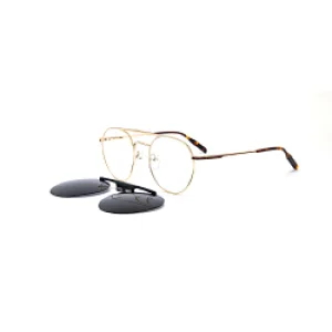 Fashion Large Aviation Metal Square Women Gold Big Sun Glass Man And Lady Trendy Shade Clip Stainless Steel Sunglass