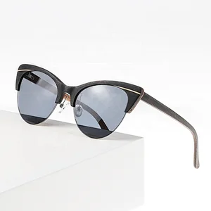 Polarized sunglasses unisex custom sun glasses retro half frame sunglasses
