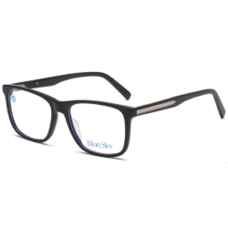 Popular Design Hot Selling Summer Newest In Wholesale Eyeglass Adult Blue Light Glass Acetate With Metal Temple Eyewear