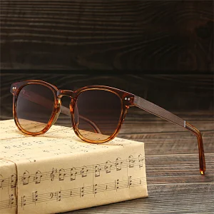 High quality China custom polarized wooden sunglasses