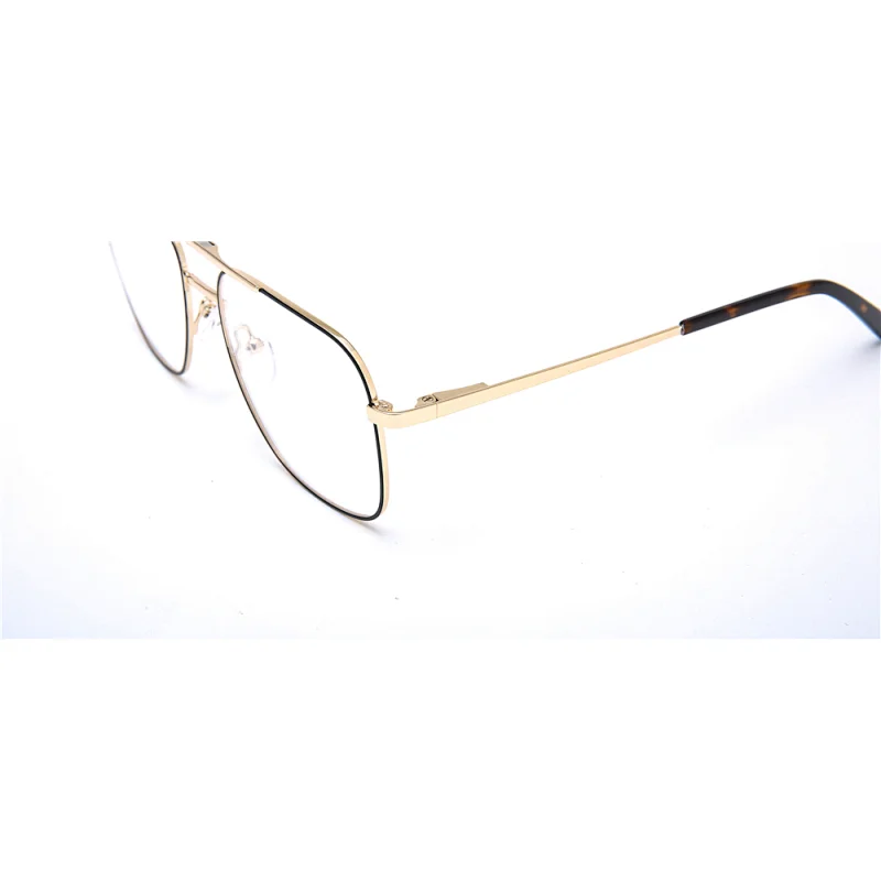 Original Aviation Gold Big Metal Sun Glass Man And Lady Trendy Woman Shade Polarized Frame Luxury Clip Stainless Steel Sunglass