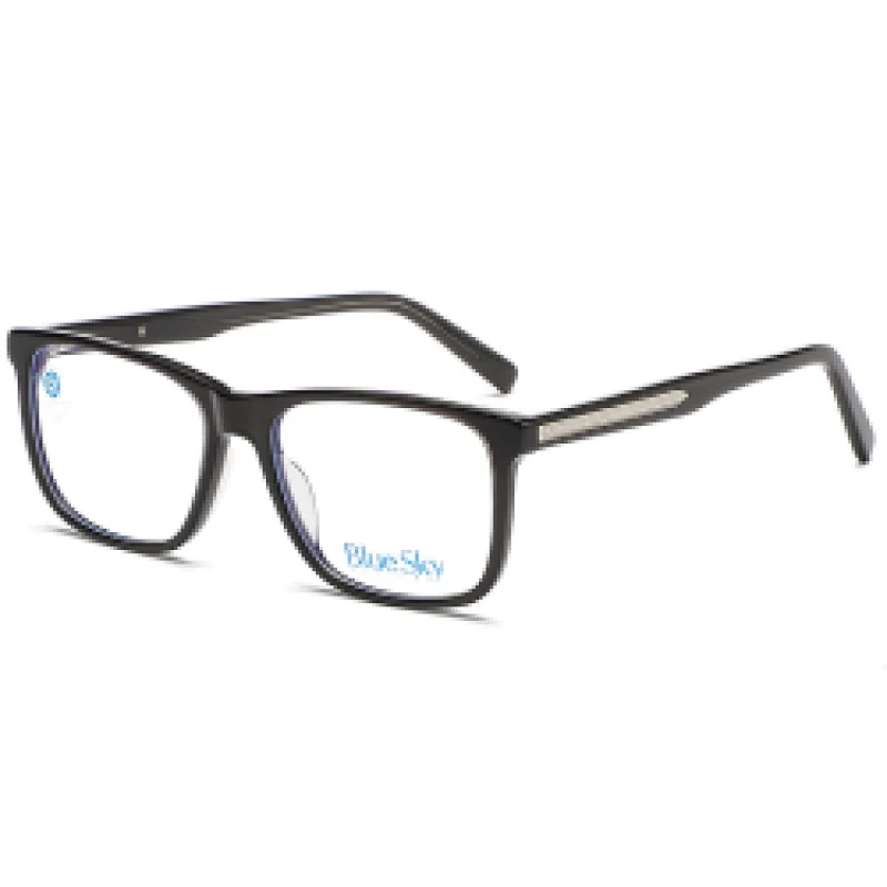 Popular Design Hot Selling Summer Newest In Wholesale Eyeglass Adult Blue Light Glass Acetate With Metal Temple Eyewear