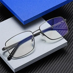 New fashion cheap square optical anti blue light computer metal eyeglasses frames
