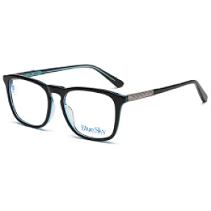 In Stock Fashion Able Metal Glass Frame Eyeglass Geometrical Retro Anti-Radiation Acetate Eyewear