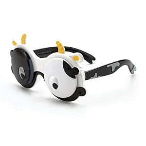 Custom logo funny cow kids cartoon party sunglasses children fashion cute sun glasses