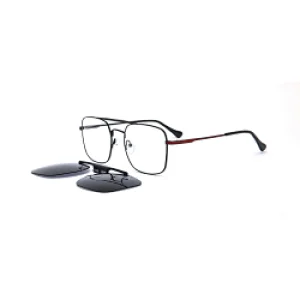 New Product Metal Bar Polarized Frame Kid Outdoor Glass Clip Stainless Steel Sunglass