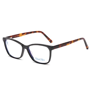 Acetate computer optical blocking blue light anti radiation glasses eyeglasses frame