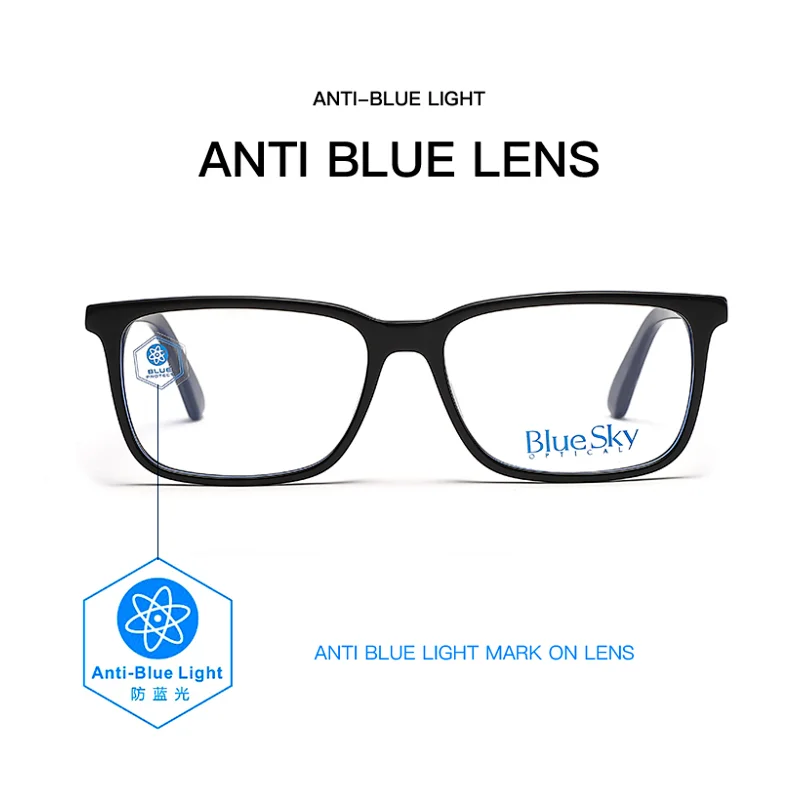 Hot Selling Custom Eyeglass Frame Man Metal All Face Acuvue No Prescription Acetate Eyewear
