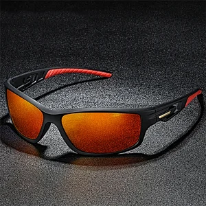 Custom logo display polarized fashion cycling sport TR90 frame sunglasses