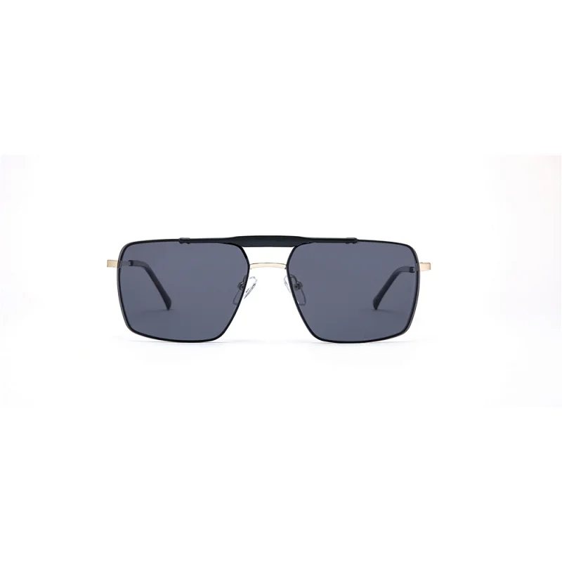 Wholesale Metal Sun Glass Man And Lady Trendy Woman Shade Polarized Frame Luxury Bar Clip Stainless Steel Sunglass