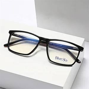 Custom logo popular blue light blocking glasses computer unisex acetate optical eyeglasses frame