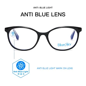 Colorful Eyewear Fashion Glass Eyeglass 2021 Big Computer Anti Blue Light Unisex Man Custom Acetate Frame