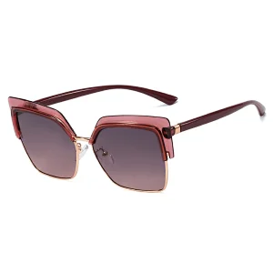 Trendy Wholesale PC Half Frame Sunglasses Ladies Shades Sunglasses