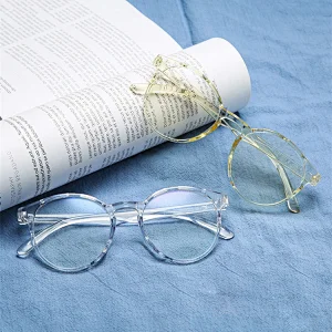 Anti Blue Light Eyewear Computer Glasses Transparent Color Optical  cat eye reading Glasses