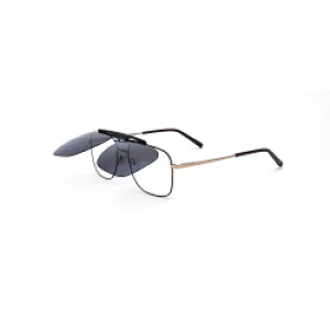 Original Aviation Gold Big Metal Sun Glass Man And Lady Trendy Woman Shade Polarized Frame Luxury Clip Stainless Steel Sunglass