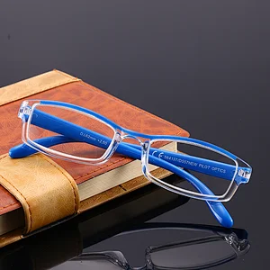 Custom double color full PC frame presbyopic eyewear reading glasses