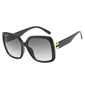 2020 women luxury fashion oversized PC frame UV400 trendy sunglasses