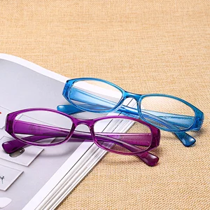 High quality PC full rim eyeglass frames HD lenses custom reading glasses
