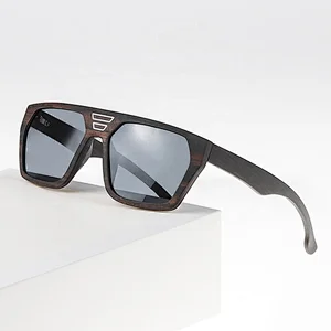 China manufacturer fashion custom polarized wood sunglasses polarized lens