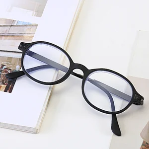 Fashion resin lenses nylon frames eyeglasses blue light blocking reading glasses