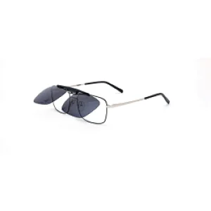 Fashion Polarized Metal Frame Luxury Bar Clip Stainless Steel Sunglass