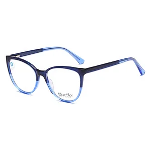 Trendy acetate eyewear blue light blocking lens optical frames custom glasses
