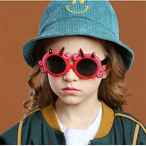 High quality cute design stylish flexible kids sunglasses fashionable sun glasses for children