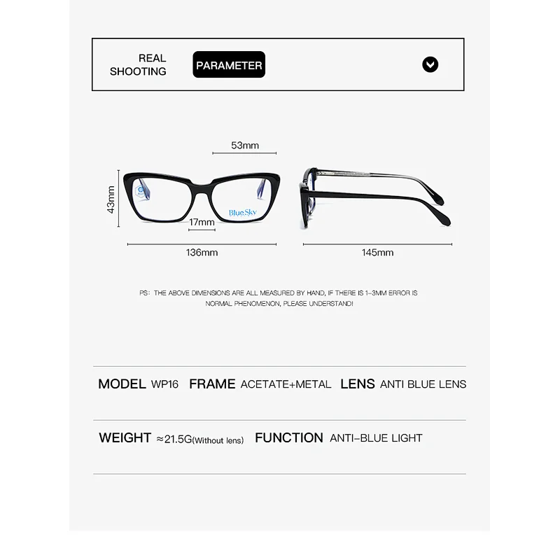 The New Listing Eyeglass Man Wholesale Lens Colorful Fashion Glass 2021 Big Computer Anti Blue Light Unisex 3D Shape Eyewear