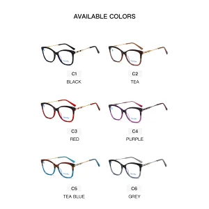 Titanium eyeglass frames blue light filter glasses fashion optical frame eyeglasses