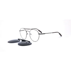 Fashion Large Aviation Metal Square Women Gold Big Sun Glass Man And Lady Trendy Shade Clip Stainless Steel Sunglass
