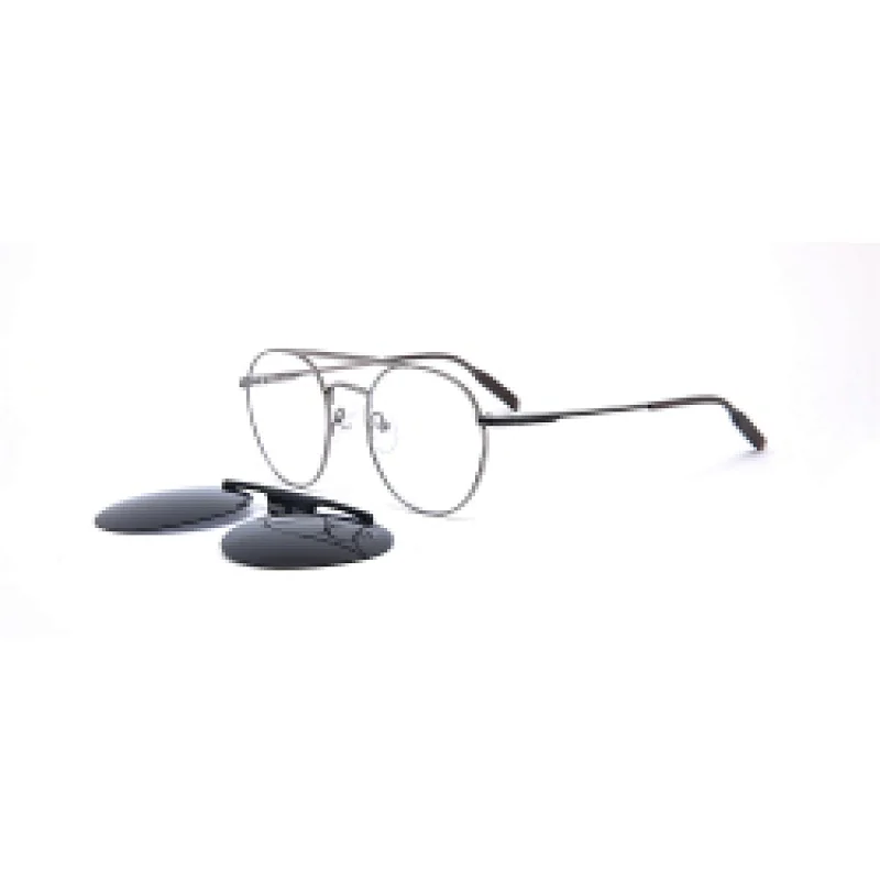 Fashion Large Aviation Metal Square Women Gold Big Sun Glass Man And Lady Trendy Shade Clip Stainless Steel Sunglass
