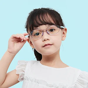Optical frames anti blue light glasses kids TR eye glasses with adjustable temples