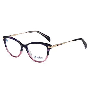 Fashion designed bluelight optical glasses acetate metal frames spectacle eyewear