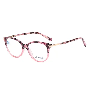 Spectacle frames brand bluelight blocking eye glasses optical red acetate eyewear