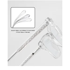 The New Listing Eyeglass Man Wholesale Lens Colorful Fashion Glass 2021 Big Computer Anti Blue Light Unisex 3D Shape Eyewear