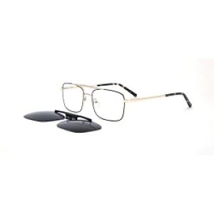 Fashion Polarized Metal Frame Luxury Bar Clip Stainless Steel Sunglass