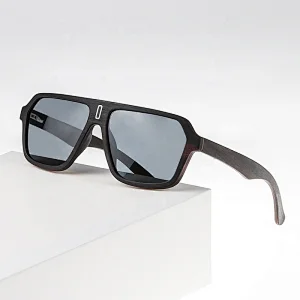 Unique customizable shades sun glasses wood frame series sunglasses unisex
