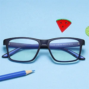 Cheap Wholesale Price OEM TR90 Kids Simple Blue Light Blocking Optical Glasses Frames