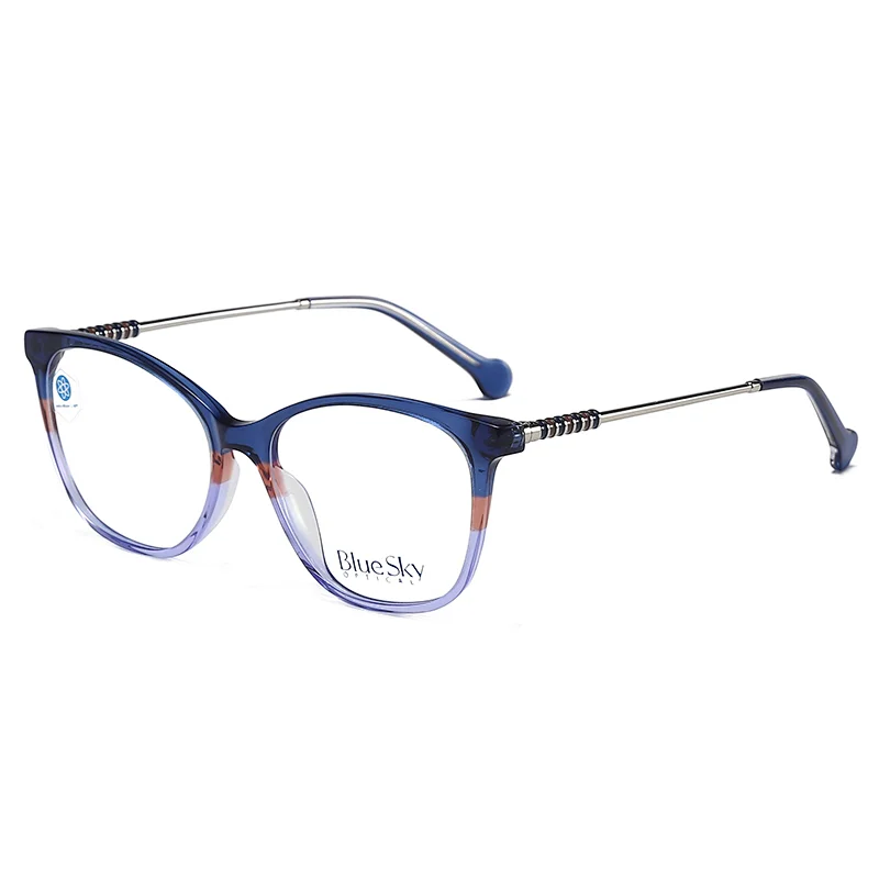 Cheap anti light blue glasses acetate eye glasses optical frames eyewear