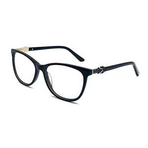 Custom logo fashion acetate optical woman eye glasses spectacle frames
