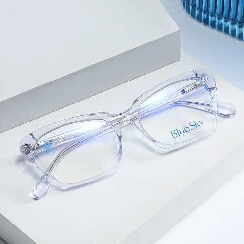 The New Listing Eyeglass Man Wholesale Lens Colorful Fashion Glass 2021 Big Computer Anti Blue Light Unisex 3D Shape Eyewear