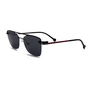 Metal frame cheap wholesale fashion double bridge sun glasses clip on polarized sunglasses